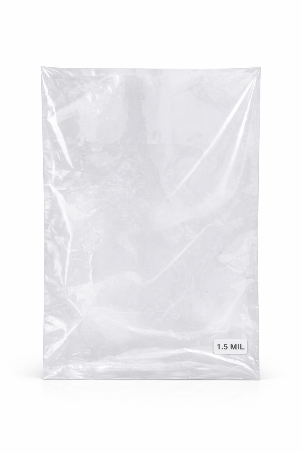 Layflat poly bag- 1.5 Mil