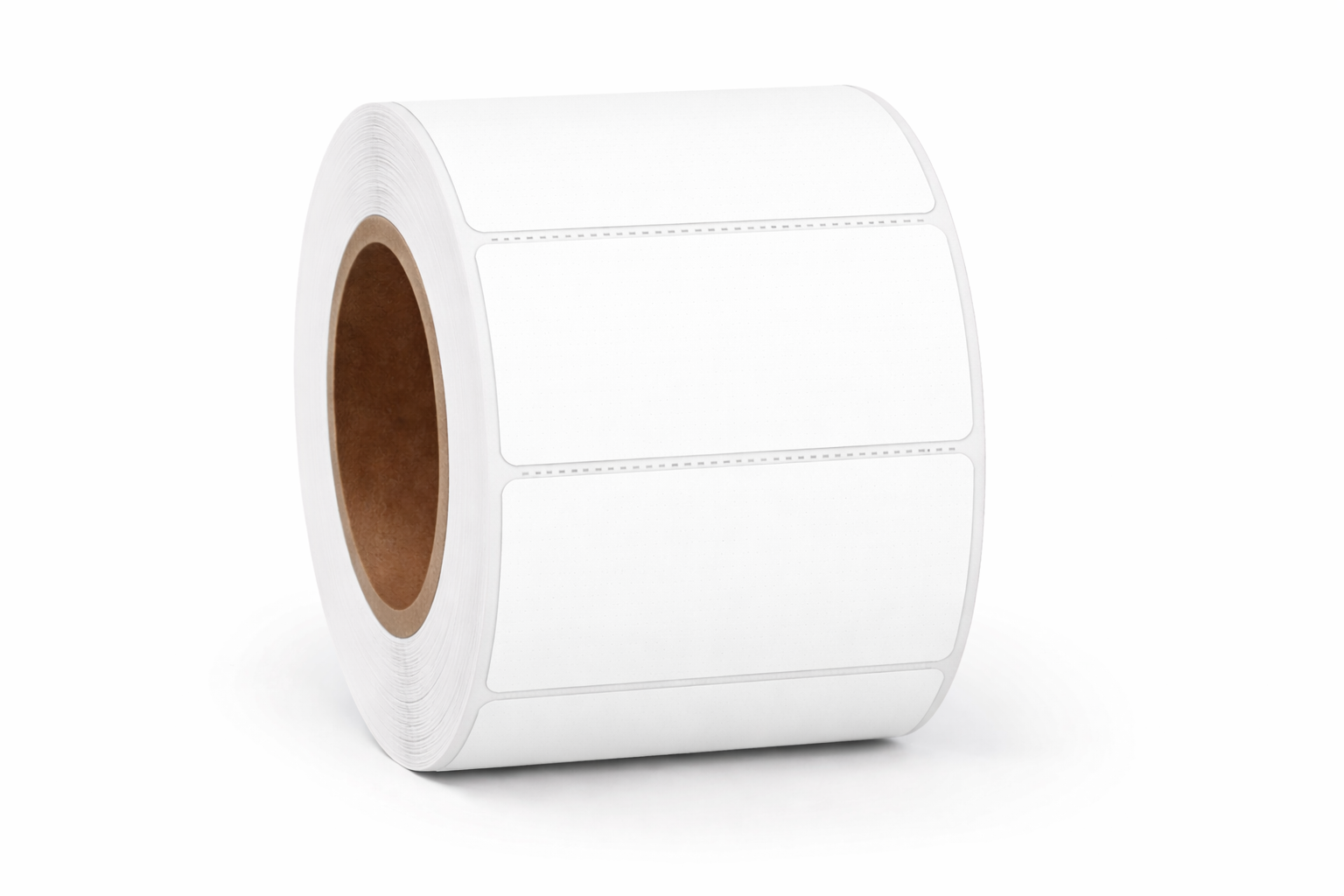 2" X 1"  White TT Labels 1 Wide